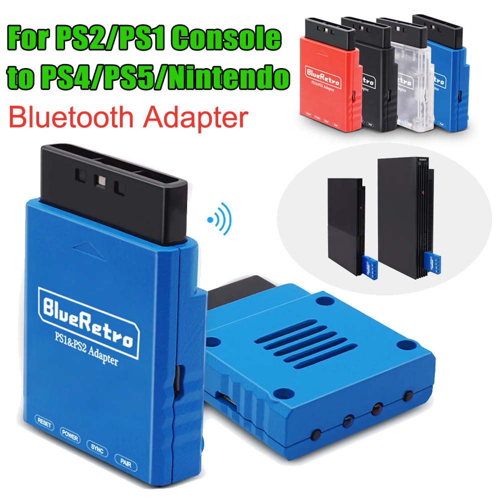 Retroscaler-Multiplayer Bluetooth Controladores Adaptador, Playstation  Consoles de Jogos, PS2, PS One, Sony - AliExpress