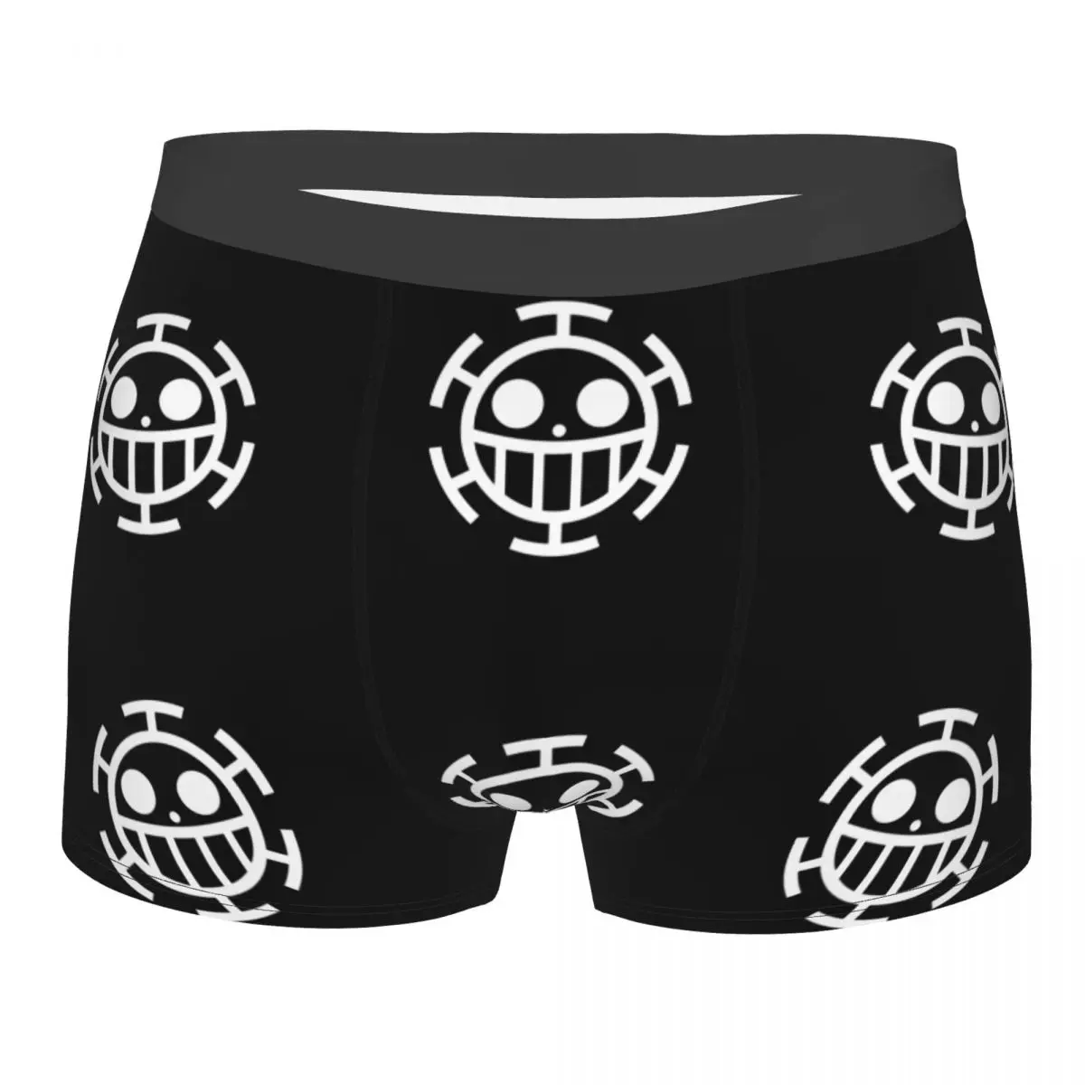 

One Piece Anime Manga Underwear Men Breathable Trafalgar Law Heart Pirates Boxer Briefs Shorts Panties Soft Underpants For Male