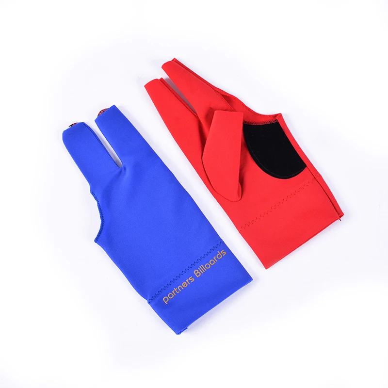 Spandex Snooker Billiard Cue Glove Pool Left Hand Open Three Finger Accessory