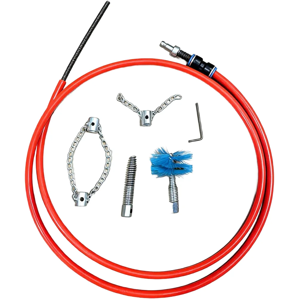 For Home Plumbing 5meters Hand Crank Auger Effective Toilet Clog Remover Hand Crank Tool Hand-cranked Mechanism