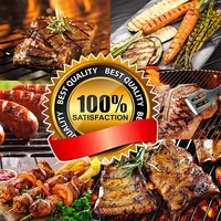 LMETJMA 20Pcs BBQ Grill Tools Set Stainless Steel Heavy Duty Grilling Accessories Kit Grill Utensils Set with Canvas Bag JT49 6