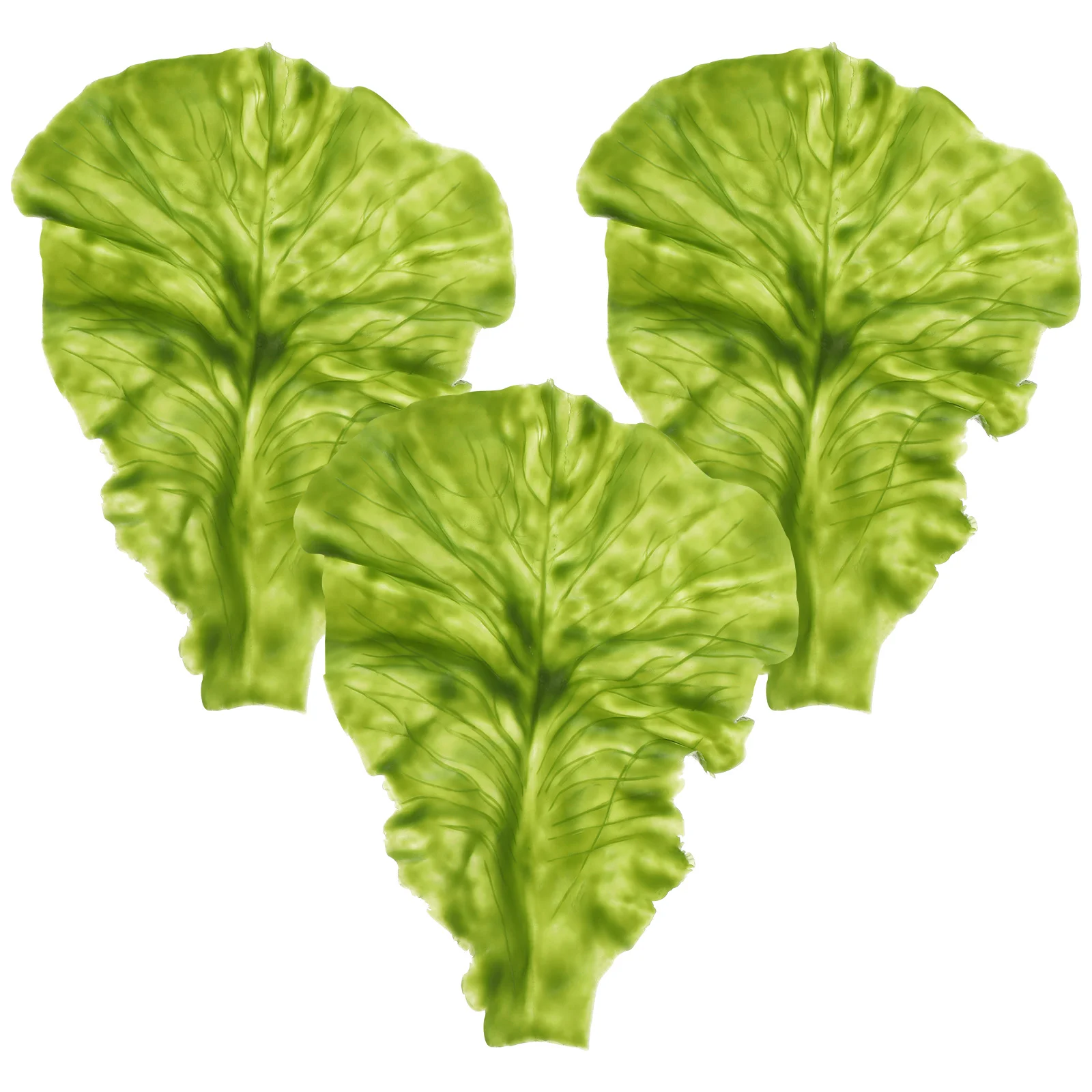 Simulated Cabbage Model Vegetables 3 Pcs food model food photography props kitchen food toys vegetable ornaments For Props Ornaments Photography Fake Leaf Pvc Food Decor Simulation Restaurant Lettuce