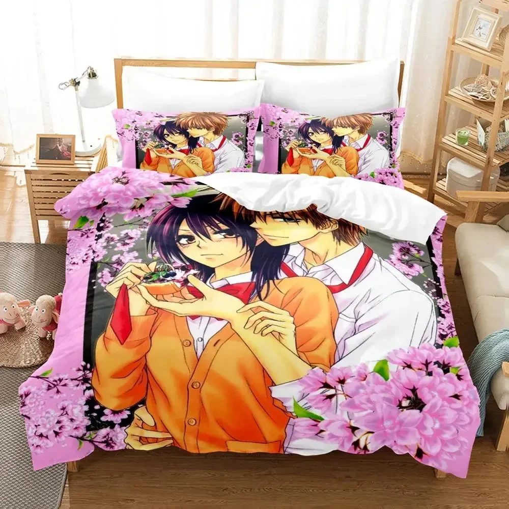Kaichou Wa Maid-sama Bedding Set Duvet Cover Bed Set Quilt Cover Pillowcase Comforter King Queen Size Boys Adult Home Textile