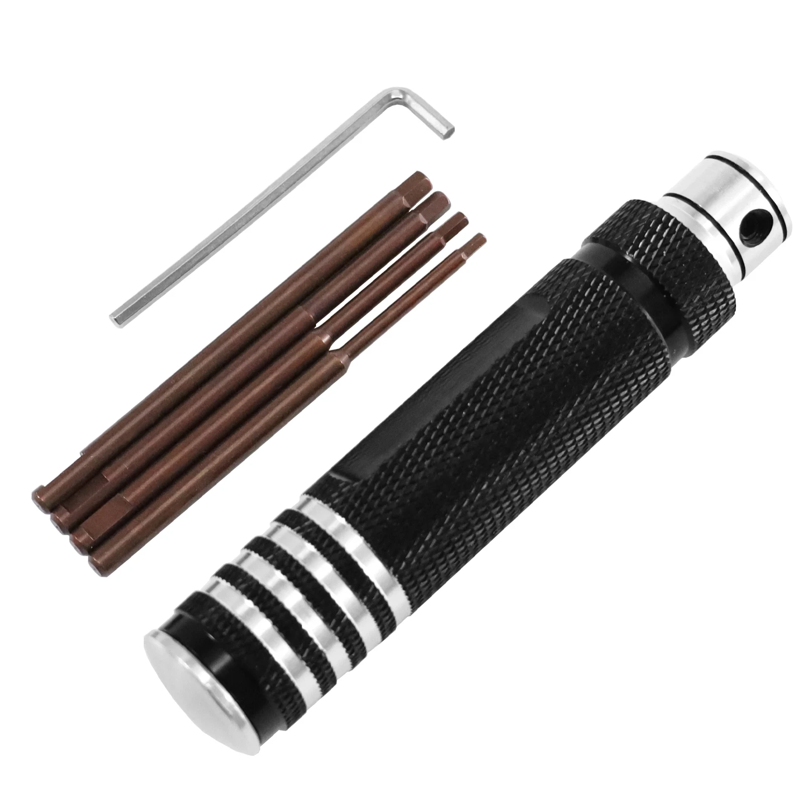 Quatre tournevis hexagonaux 1.5/2.0/2.5/3.0mm pour voitures RC, embouts magnétiques