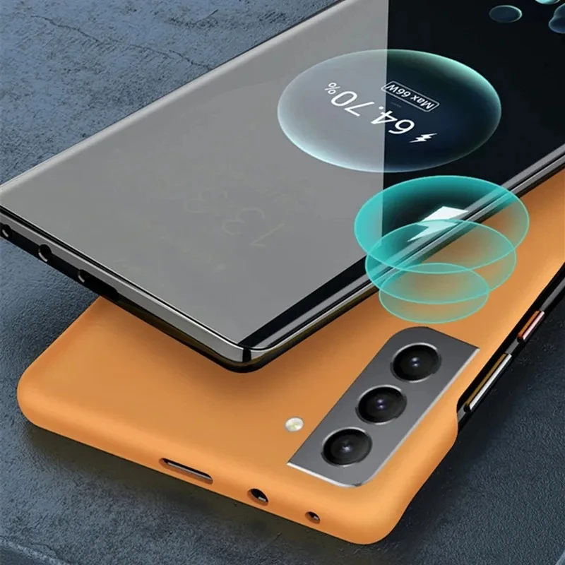 Ultra Slim Frameless Hard Matte Back Cover