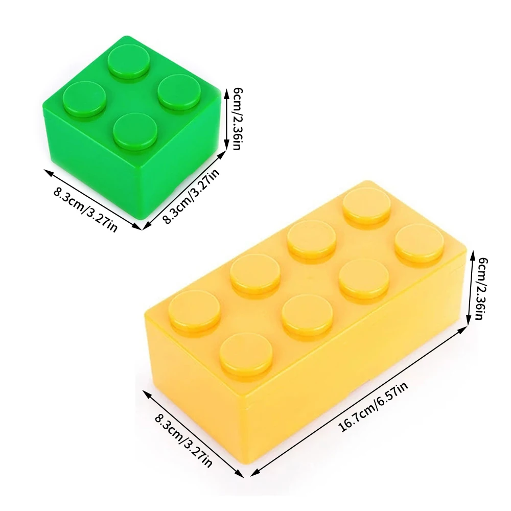 Creative Building Block Storage Box 1Pc Office Home Educational Use DIY stackable