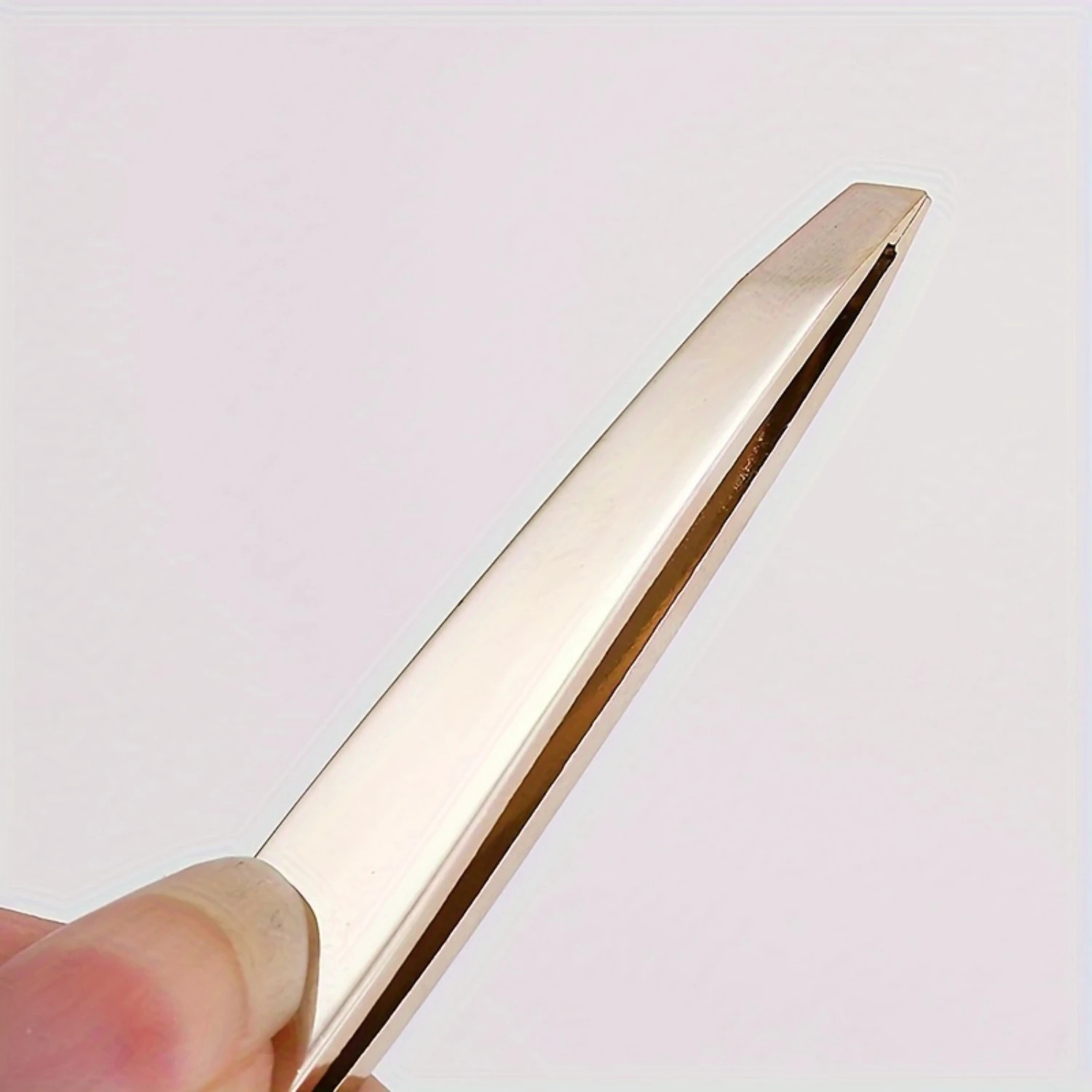 Stainless Steel Precision Tweezers-Dual-Ended, Slanted Tip For Eyebrows & Ingrown Hair Removal, Ideal For Men & Women Eyebrow