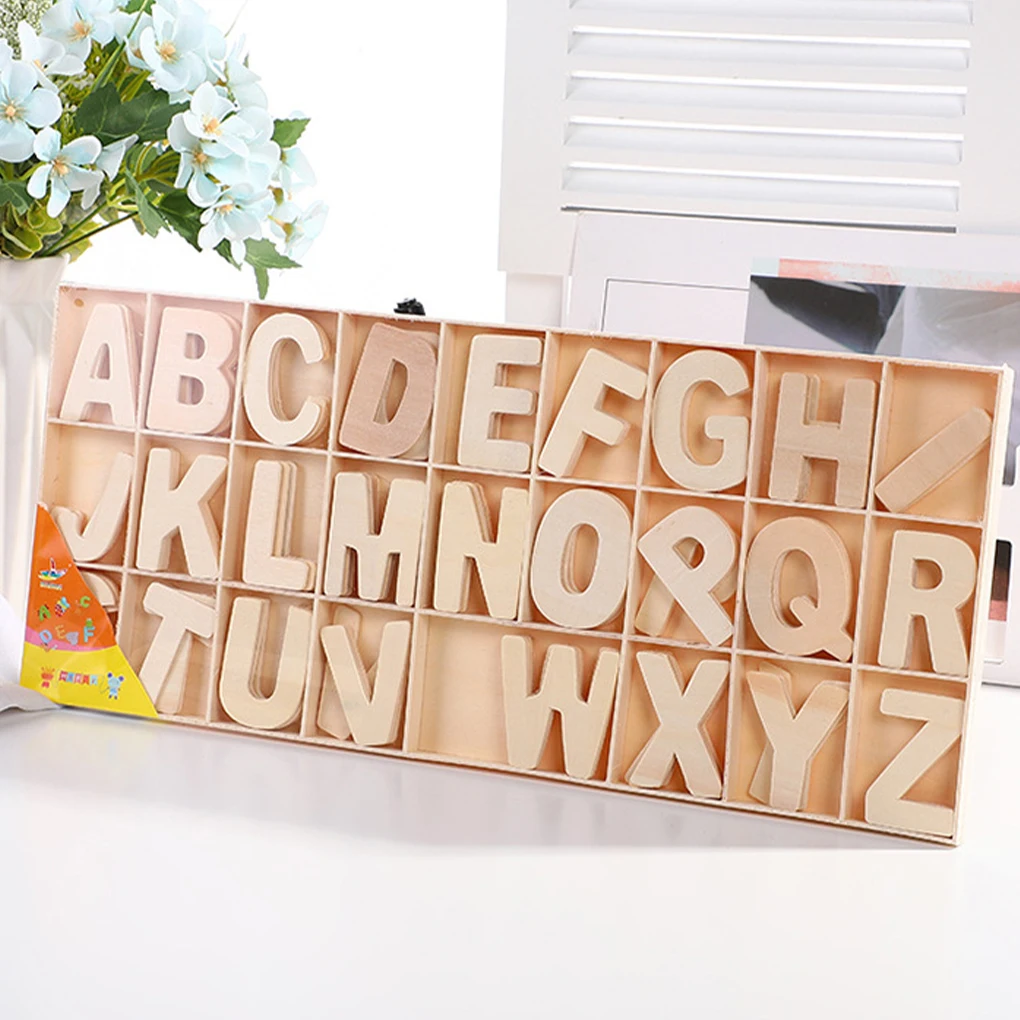 

Wooden Letters Learning Toy Creativity And Cognitive Development Educational Easy To Gift Idea