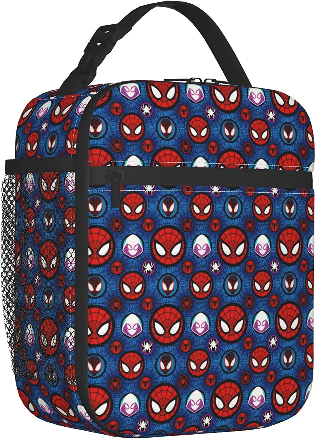

Lunch Bag for Boys Insulated Lunch Box Reusable Prepare SuperHero Lunch Box for Meal School Travel Tote Daily Storage