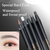 Hard Microblading Eyebrow Pen Natural Wild Brows Eye Brow Definer Enhancers Pencil Waterproof Long Lasting 2