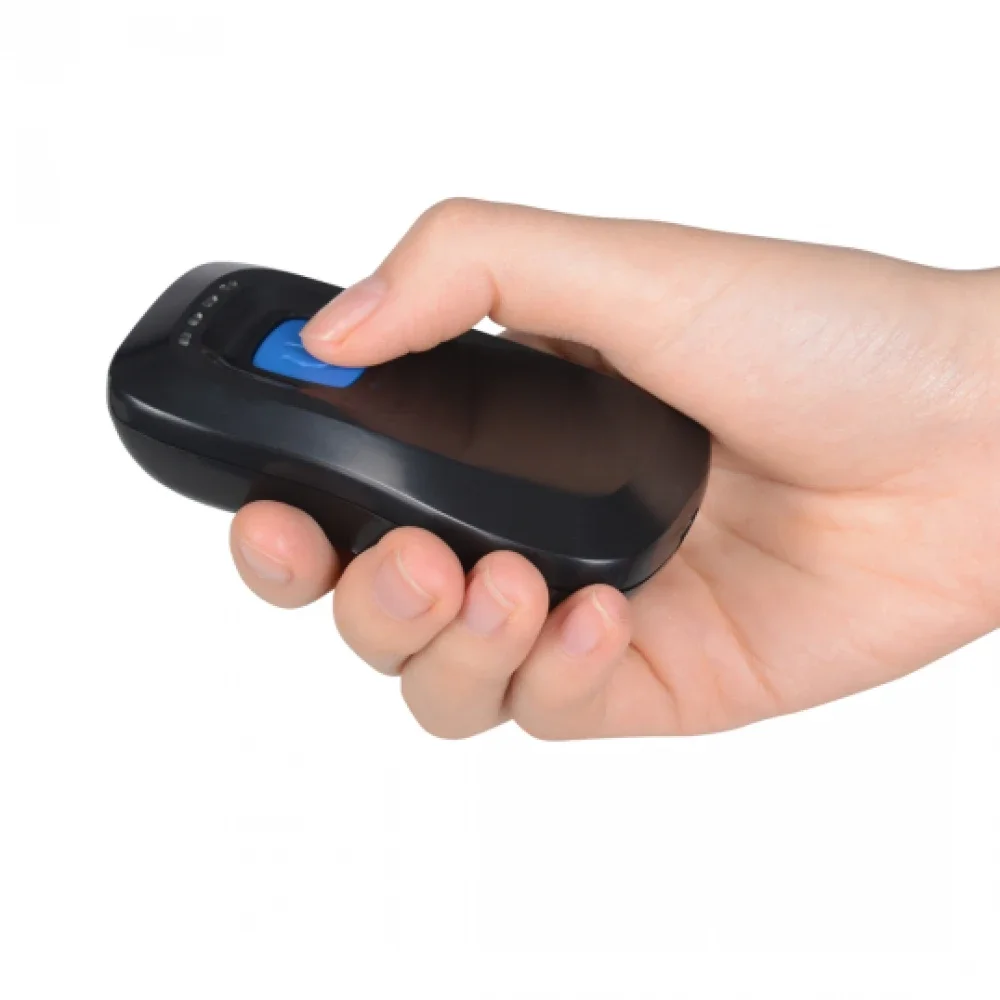 Wireless 2D 3-in-1 Mobile Smallest Minibluetooth Portable- Finger Barcode Scanner