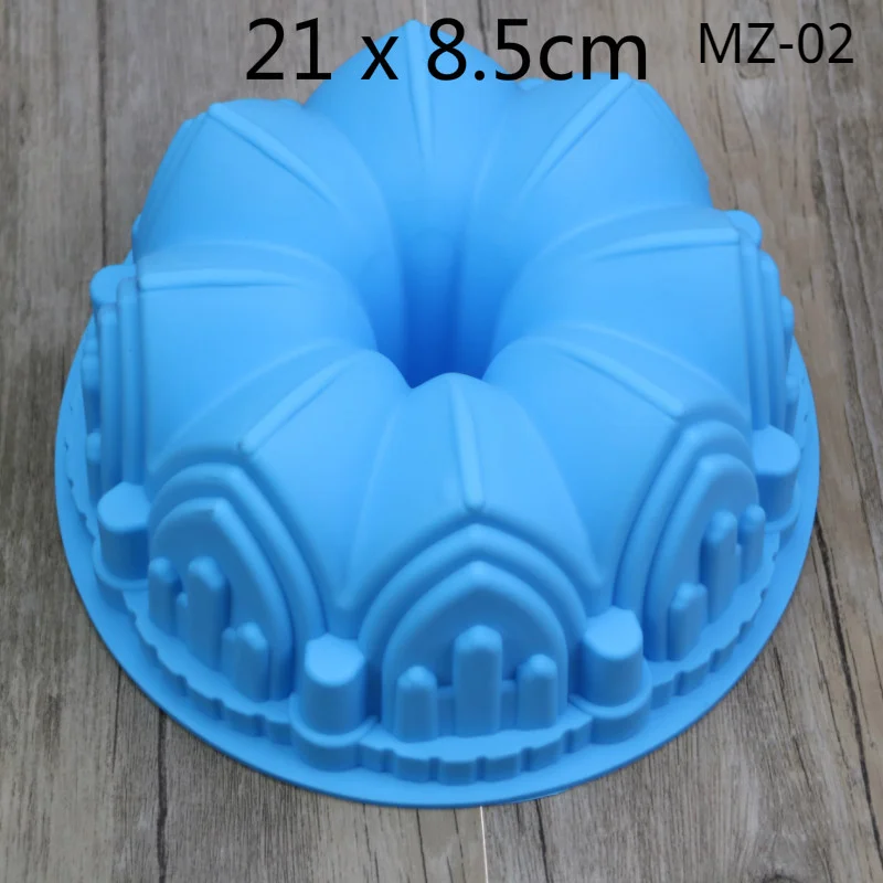Rocutus Paquete de 3 moldes antiadherentes de silicona con forma de flor  para tartas de pan, moldes de silicona para hornear, bandejas de hornear de