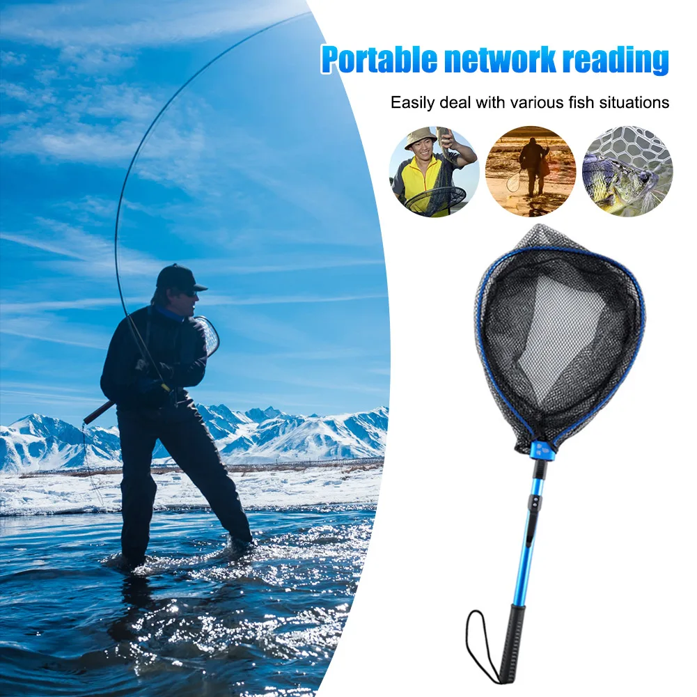 Foldable Fishing Landing Net Fish  Fishing Triangular Landing Net - Fish  Net - Aliexpress