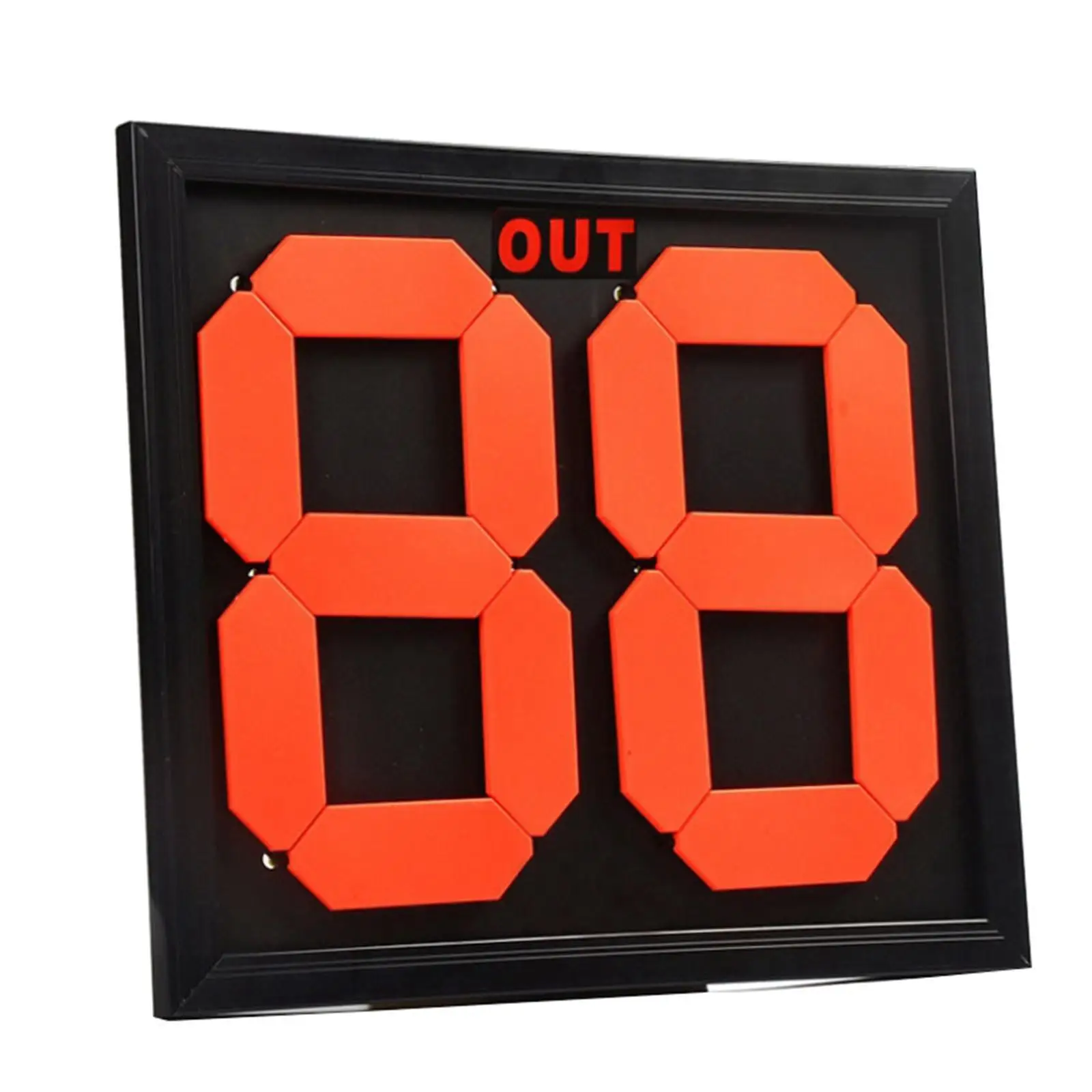 Football Soccer Manual Substitution Board Card Fine Workmanship for Referee Fluorescent Display