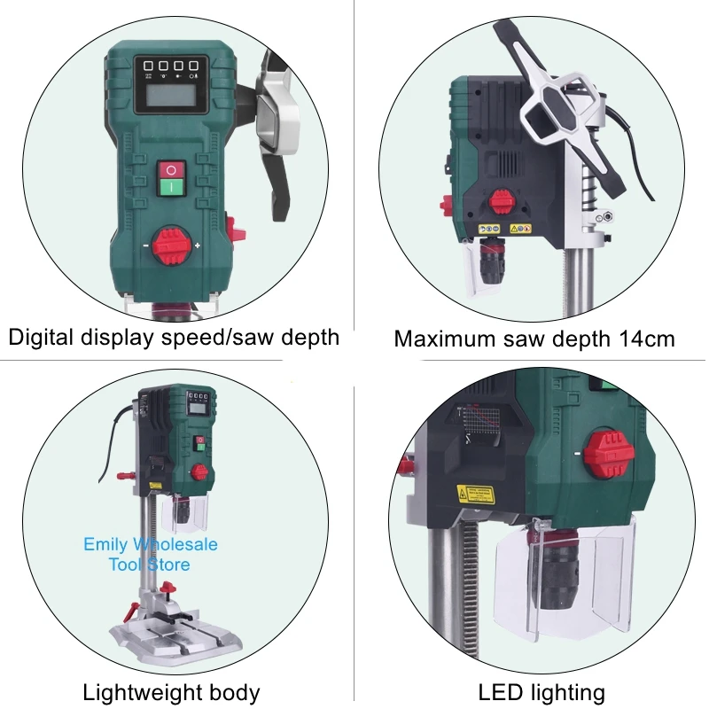 

220V Desktop Drilling Machine Electric Drill Electric Turning Power Tools Micro Speed Control Drilling Machine