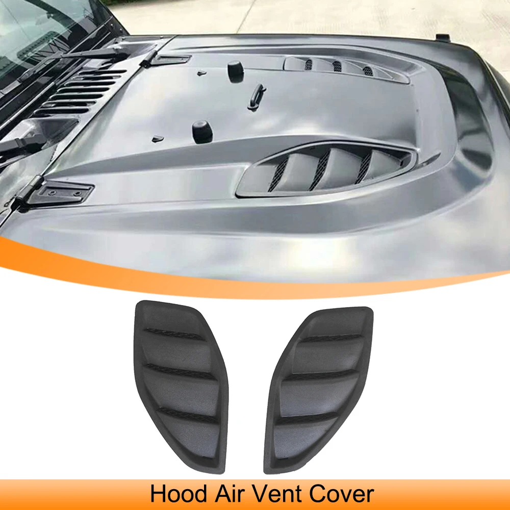 Jeep Tj Hood Vent 2-Piece Carbon Fiber ABS Hood Vents For 2007