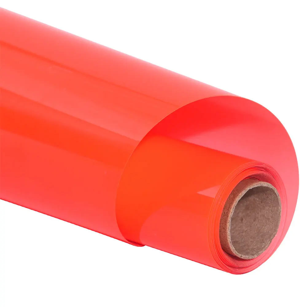 Vibrant Fluorescent Iron-On Vinyl - Easy Cut & Weed, Permanent