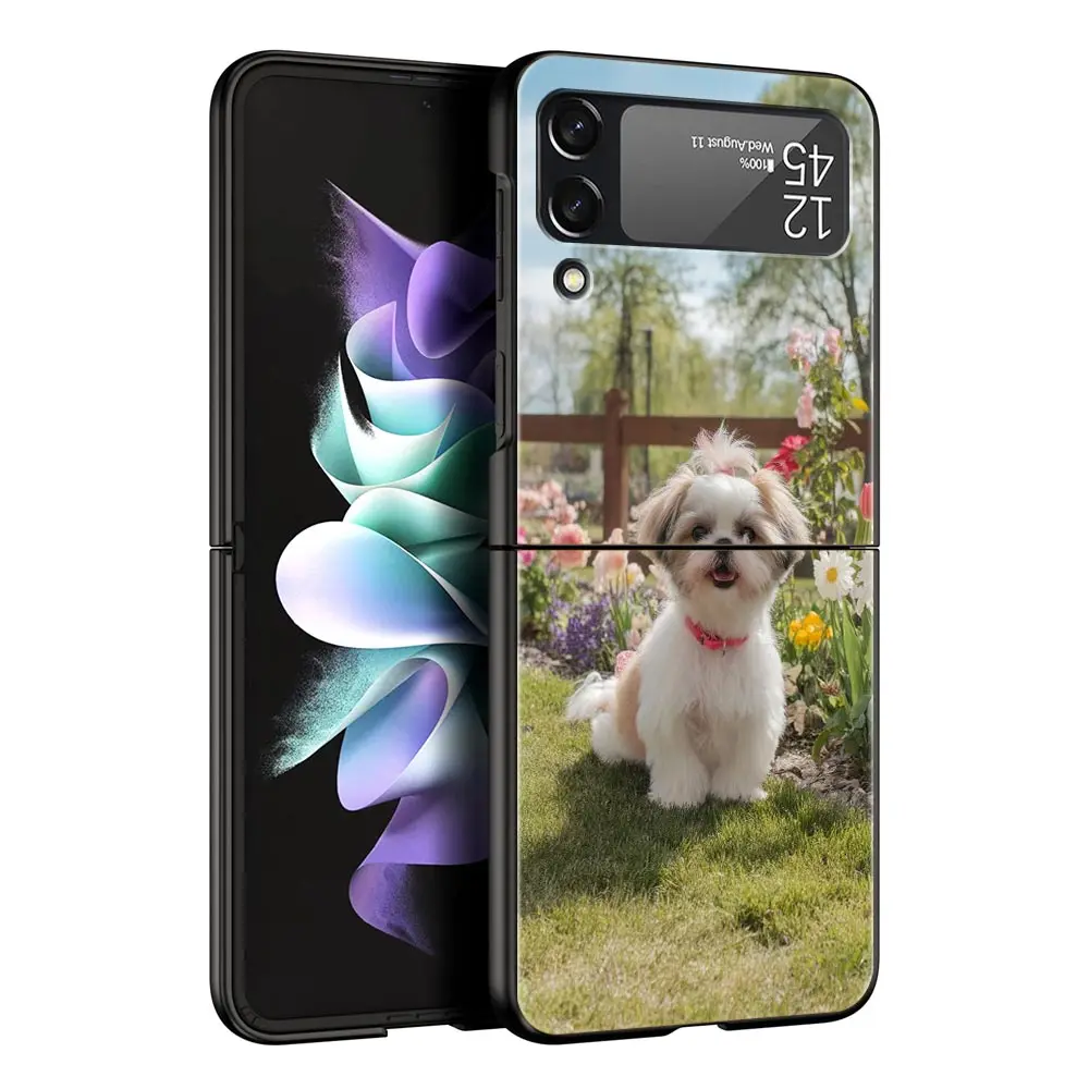Shih Tzu Painting Cute Animal Phone Case - Folding PC Hard Cover