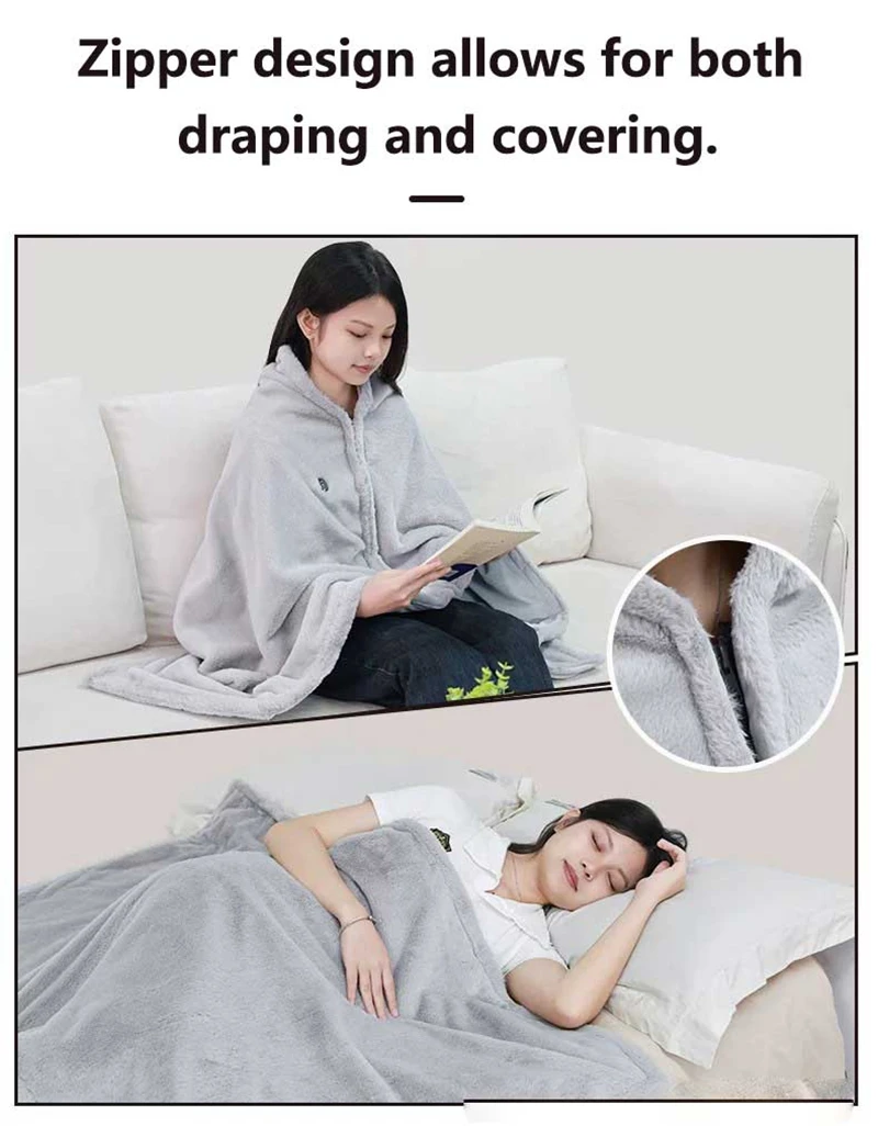 Supplier photo of The Plush Heated Throw