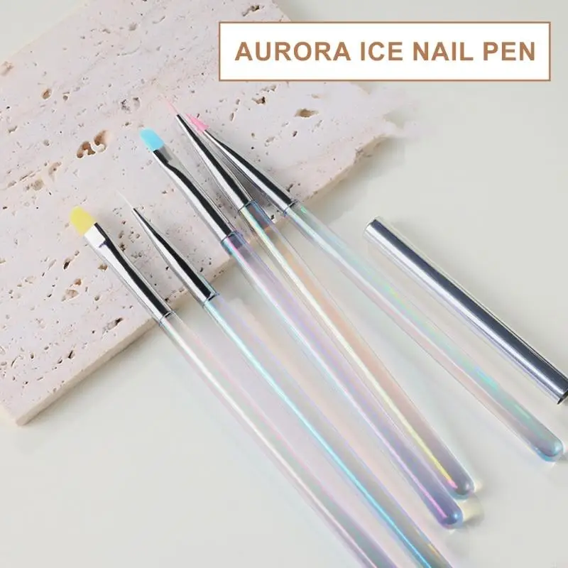 28TA 5 Pieces Painting Brushes Manicure Art Great For DIY And Salon Use