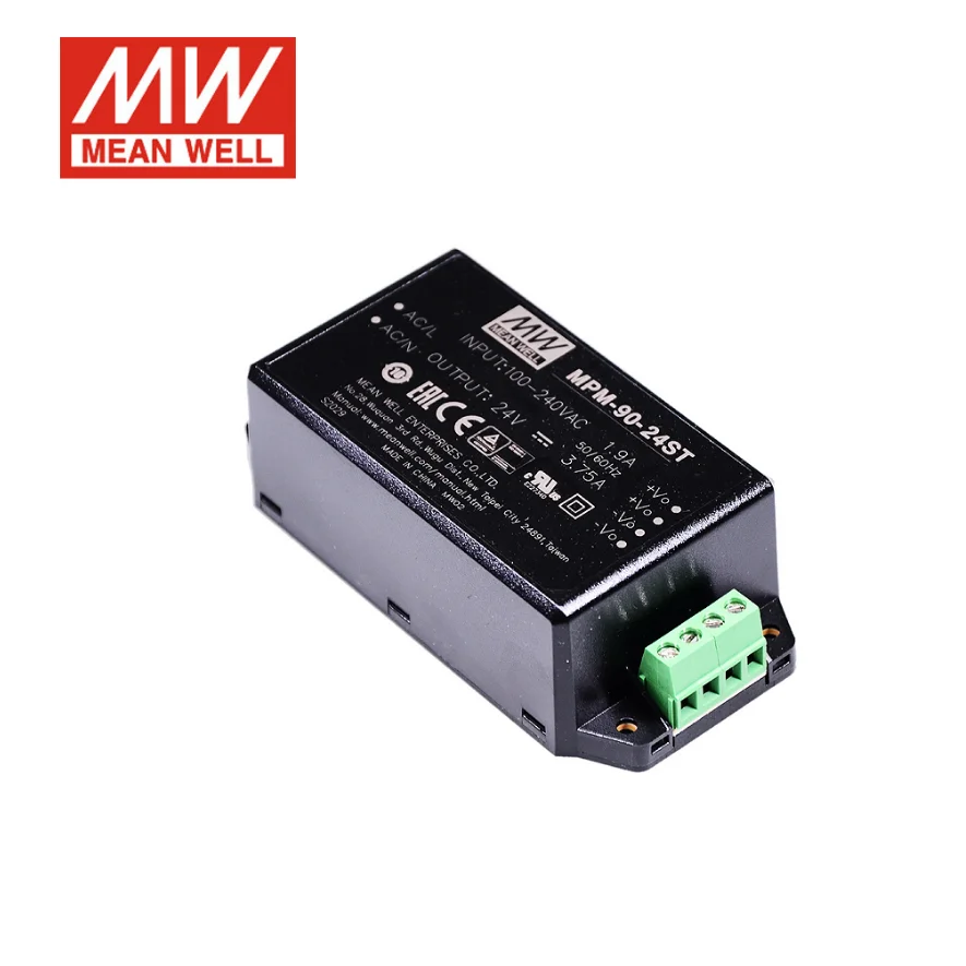 MEAN WELL MPM-90-12 MPM-90-15 MPM-90-24 MPM-90-48 MPM-90, 의료 등급 터미널 ST 모듈