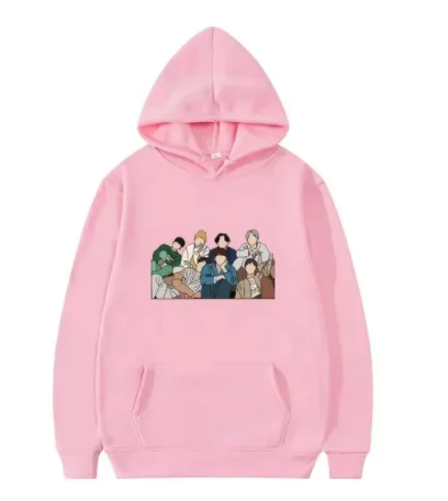 Personalized Boy Group Print Men's Hoodie Casual Outdoor New in Hoodies & Sweatshirts Comfortable and Versatile Mens Clothing