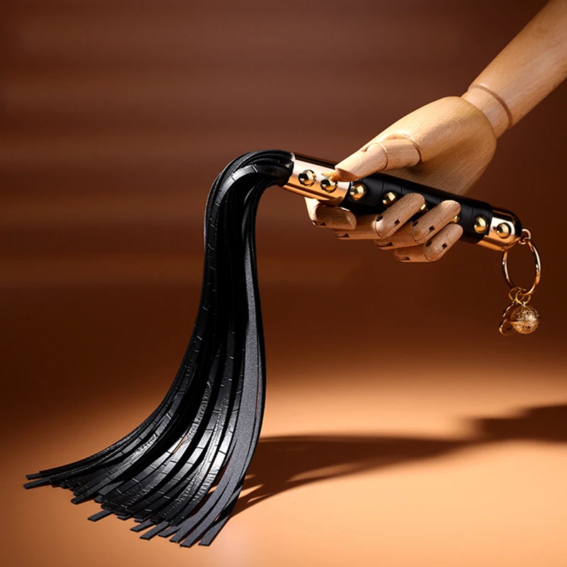 42CMPULeatherHorseWhipHandmadeSuedeFloggerBullWhipCowhide