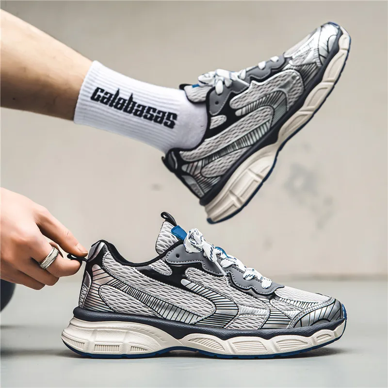 Retro Men's Sports Shoes Vintage Style Fashion Sneakers for Men 2023 Original Designer Running Shoes Free Shipping Gym Trainers