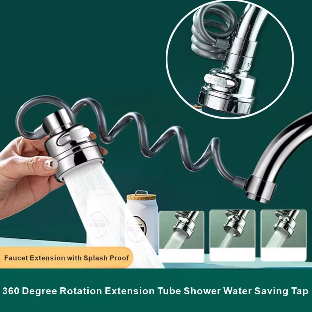 360 Degree Rotating Faucet Water Saving Adapter