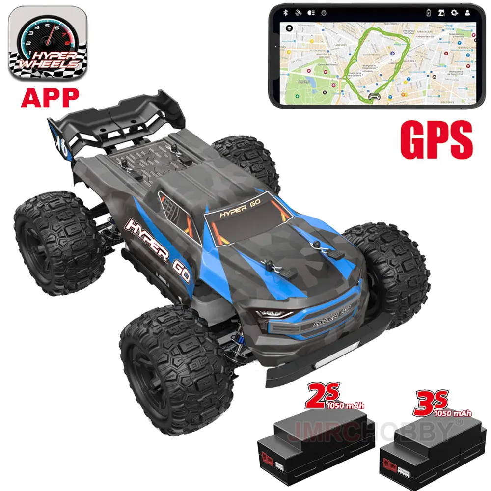 MJX – voiture télécommandée Hyper Go H16E 4WD, Truggy à grande vitesse avec  GPS, camion RC