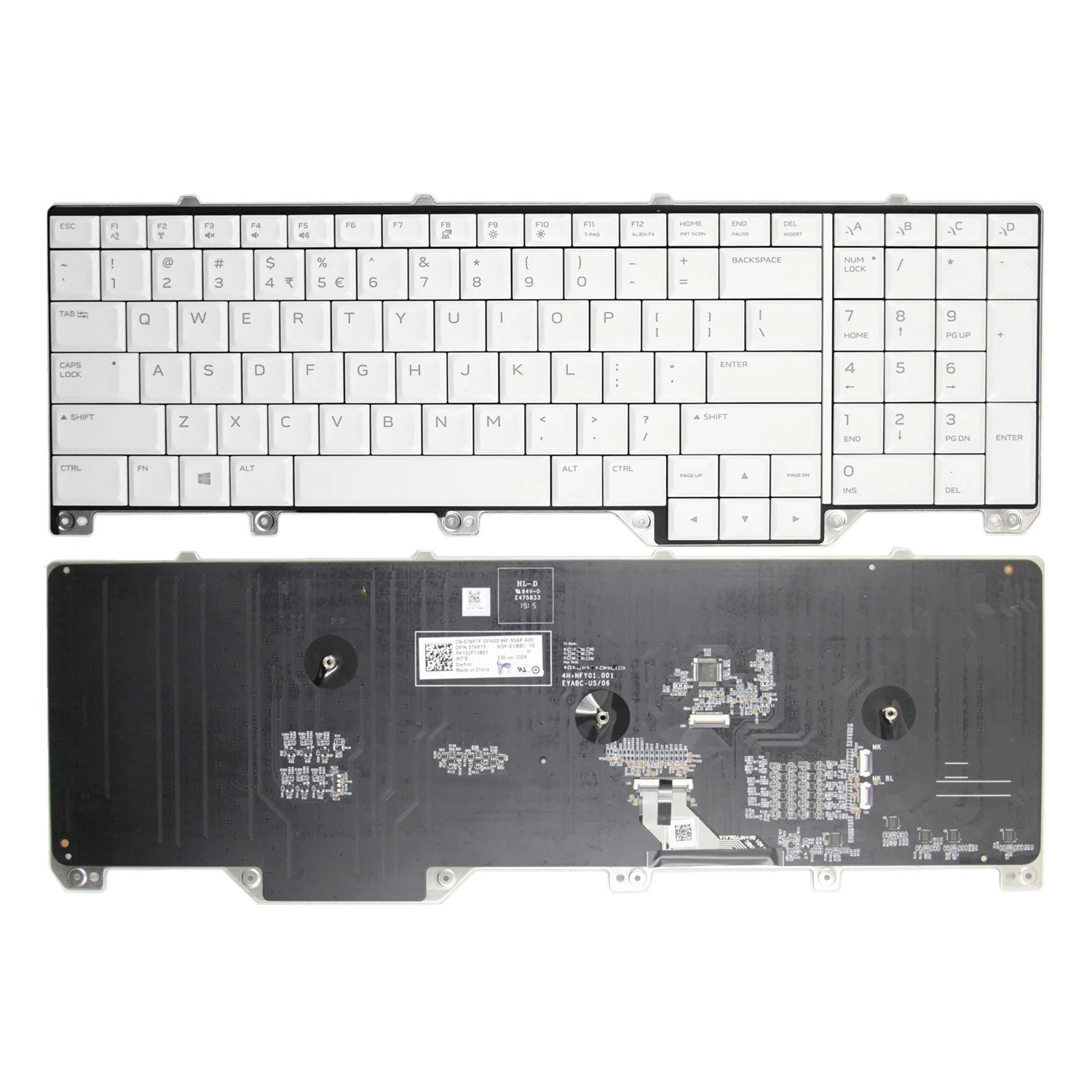 a51m alienware17 r5 p38e inglês rgb retroiluminado