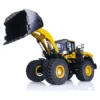 1/14 WA480 Metal RC Hydraulic Wheel Loader with Fork of  Remote Control Construction Car Quick Coupler Sounds Lights Toy 2