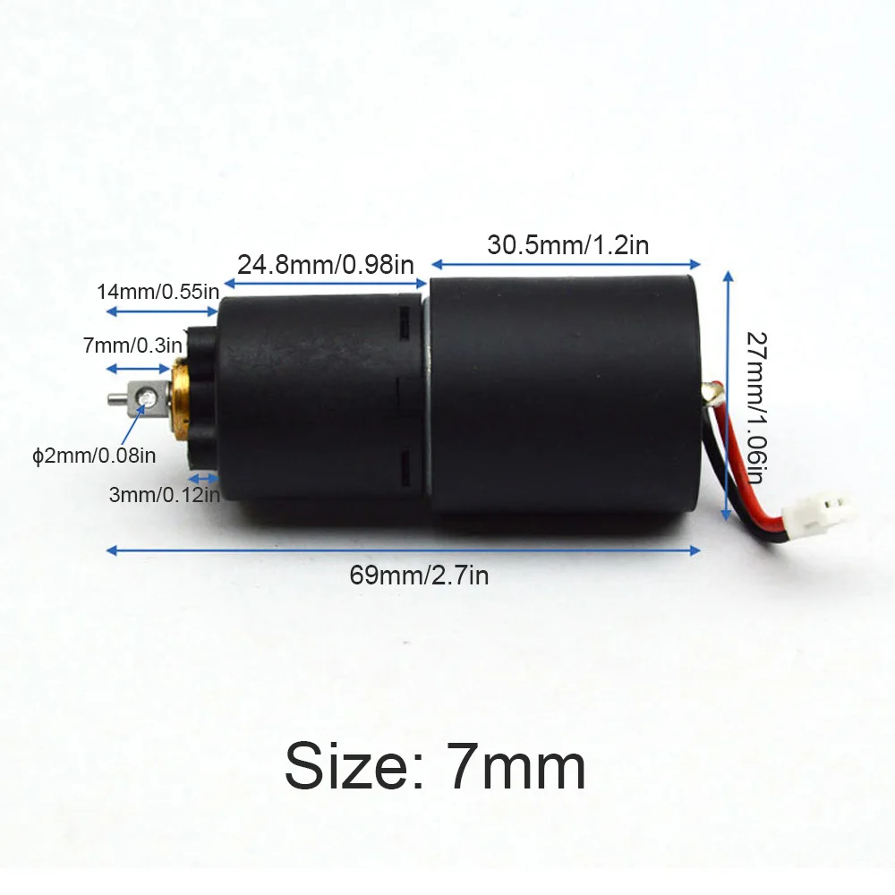 1pc R370 Geared Motor DC3-24V High Torque Multipurpose Reduction Motor for Power Generation Experiment,R370 Geared Motor 2 Sizes