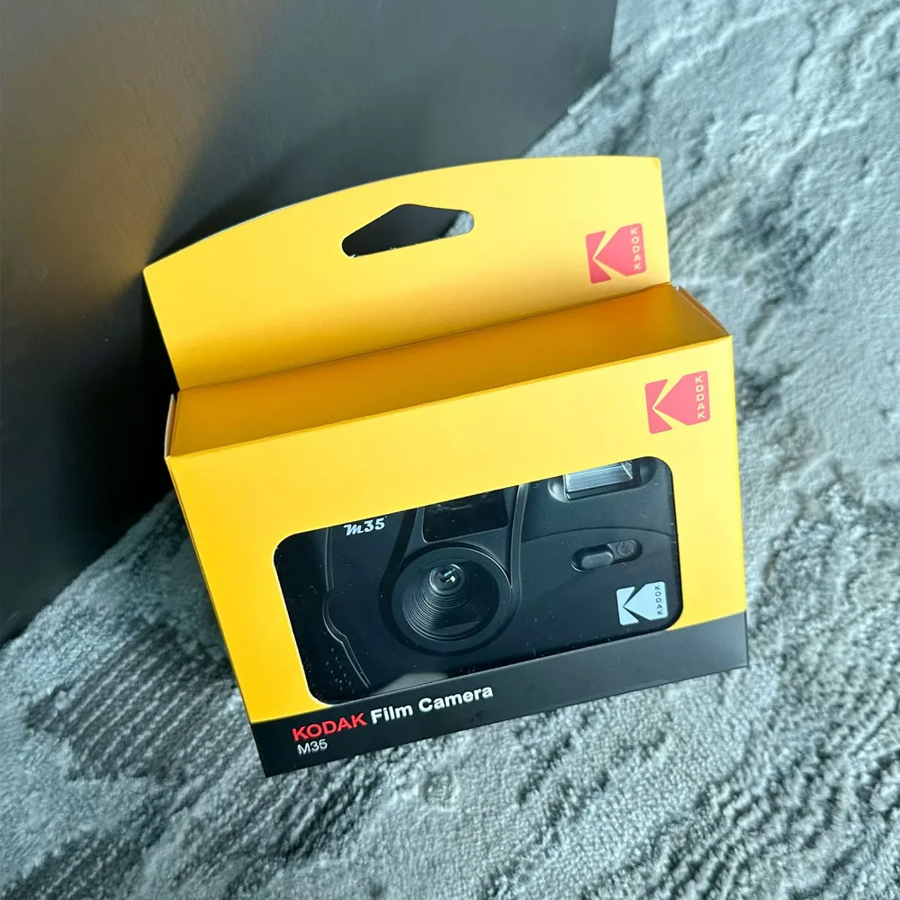 New M35 Black Kodak Film Camera Non-Disposable Retro Film Machine Manual Reusable 1-6 Pcs Film Camera with Flash Function