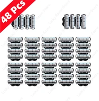 Lame de rasoir de rechange Gillette Mach 3, neuve, authentique, en acier inoxydable, tranchante, 3 couches, pour rasoir de sécurité manuel. 1