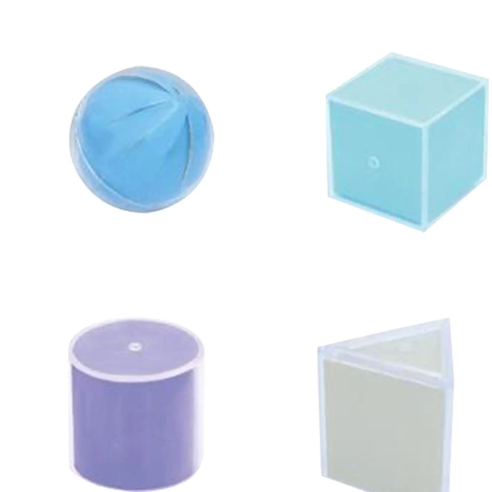 3D Shapes Geometric Solids Montessori Learning Toys Shape Sorter Sorting Geometric Shapes Blocks Set for Preschool Elementary 5