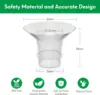 Flange Inserts 13/15/17/18/19/20/21mm Compatible with Momcozy/XIMYRA/YOUHA Etc 24mm Wearable Breast Pump 24mm Shield/Flange 6