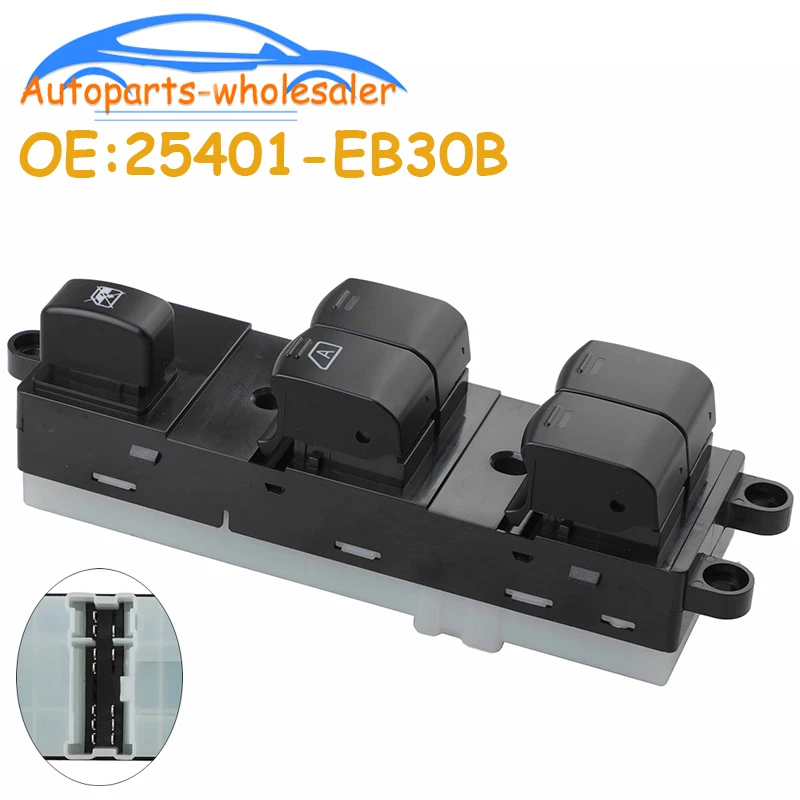 Nissan Electric Window Switch 25401EB30B LHD