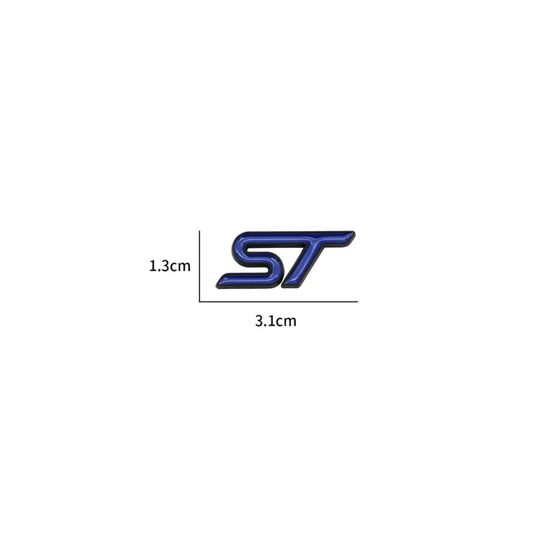 Compact Metallic ST Badge Emblem
