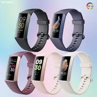 Body Temperature 1.1" Amoled Display Fitness Tracker Bracelet Men Women Waterproof Swimming Heart Rate Blood Oxygen Smart Watch 1