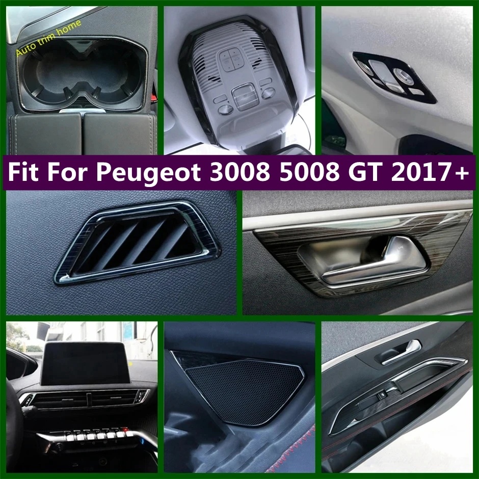 

Door Speaker / Window Lift Button / Reading Lights Lamps / Glove Storage Box Cover Trim Fit For Peugeot 3008 5008 GT 2017 - 2022