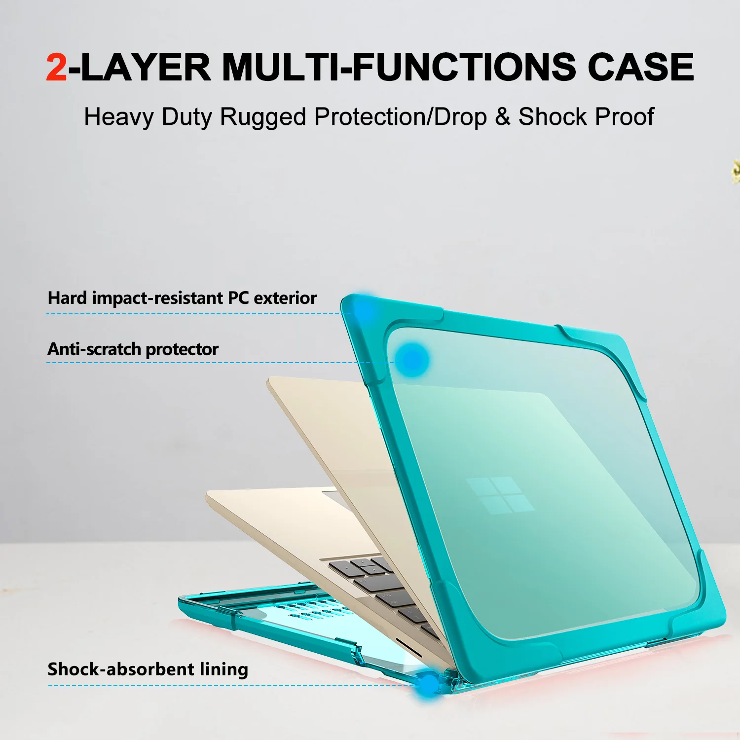 Capa para Microsoft Surface Laptop 13.5 Modelo 1868 1769 181958 1950 15 1873 1953 1979 12.4 1943 - Imagem 6