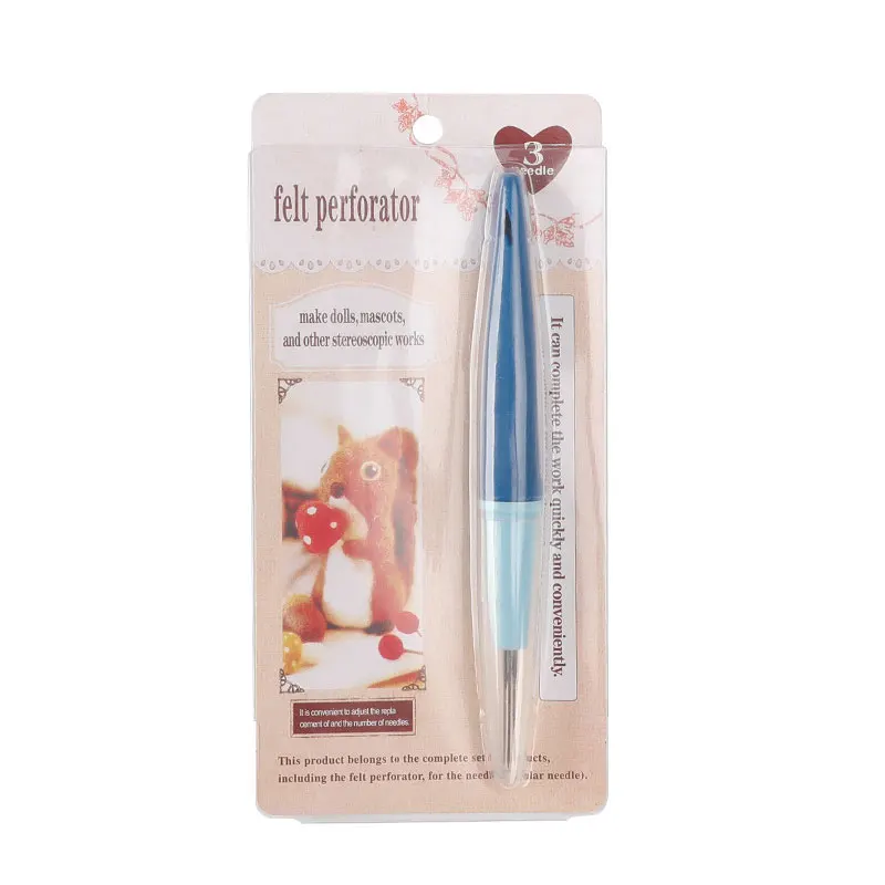 Description Picture 3 of itemFelting Needle with 3/7 Needles, Needle Felting Stitch Punch Tool, Wool Felting Starter Kit for DIY, Toys Craft, Felt Animals