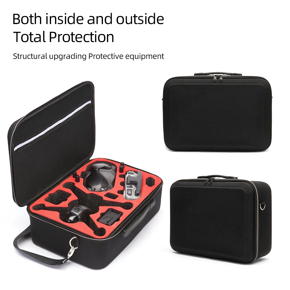 

For DJI FPV Combo Glasses V2 Drone Bag Portable Protection Storage Carrying Case Durable Resistant Waterproof Nylon