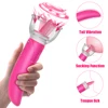Dildo Vibrator Clitoris G-spot Vibrator Vagina Breast Massage Dual Head Sex Toys for Women Tongue Licking Pump 1