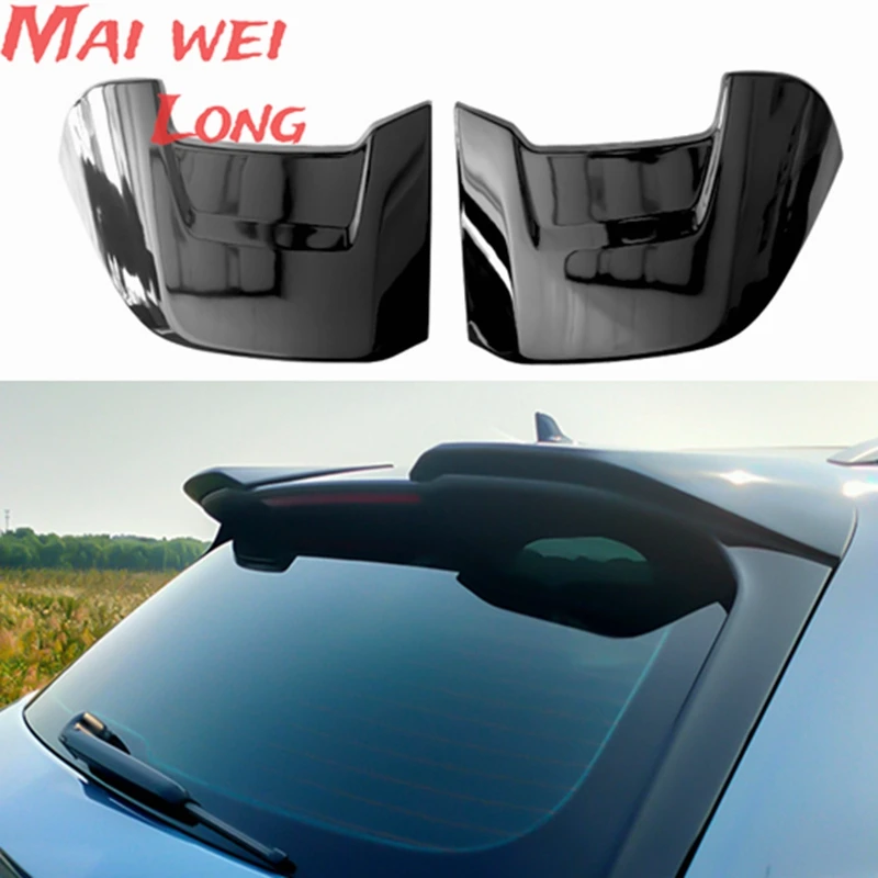 

For Audi Q5 SQ5 Rear Roof Extension Spoiler Wing Tail ABT Style ABS Gloss Black Car Accessories 2018 2019 2020 2021 2022-2024