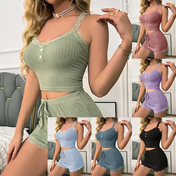 Жіночий комплект піжам з 2 частин