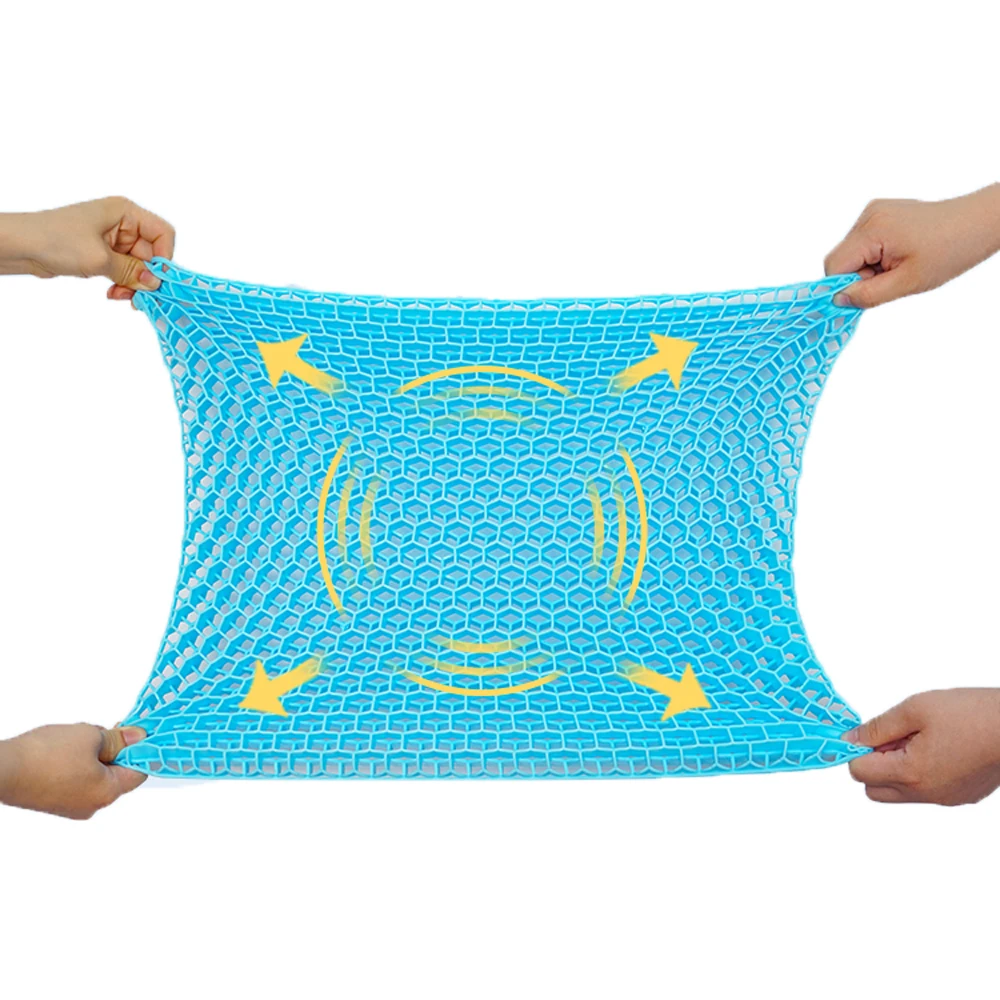 

Car Multi-function Seat Cushion Summer Cooling Pad Egg Gel Seat Cushion Four Seasons Universal Honeycomb Office Ice Cooling Pad
