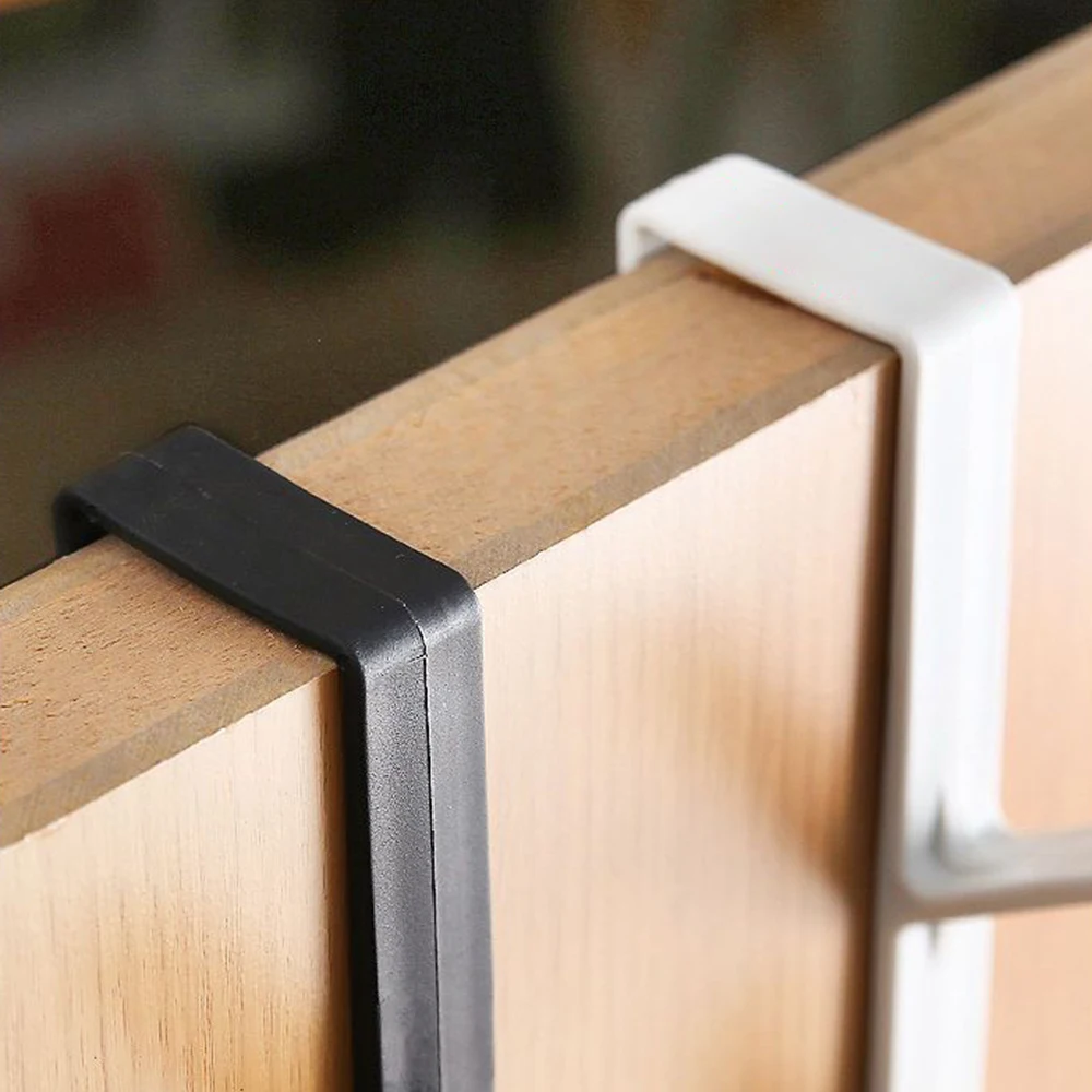 2pcs Long Row Of Hooks Behind The Door, Bag Rack Ins Dormitory Storage Hanger, Wall-mounted Storage Rack, Hat Organizer