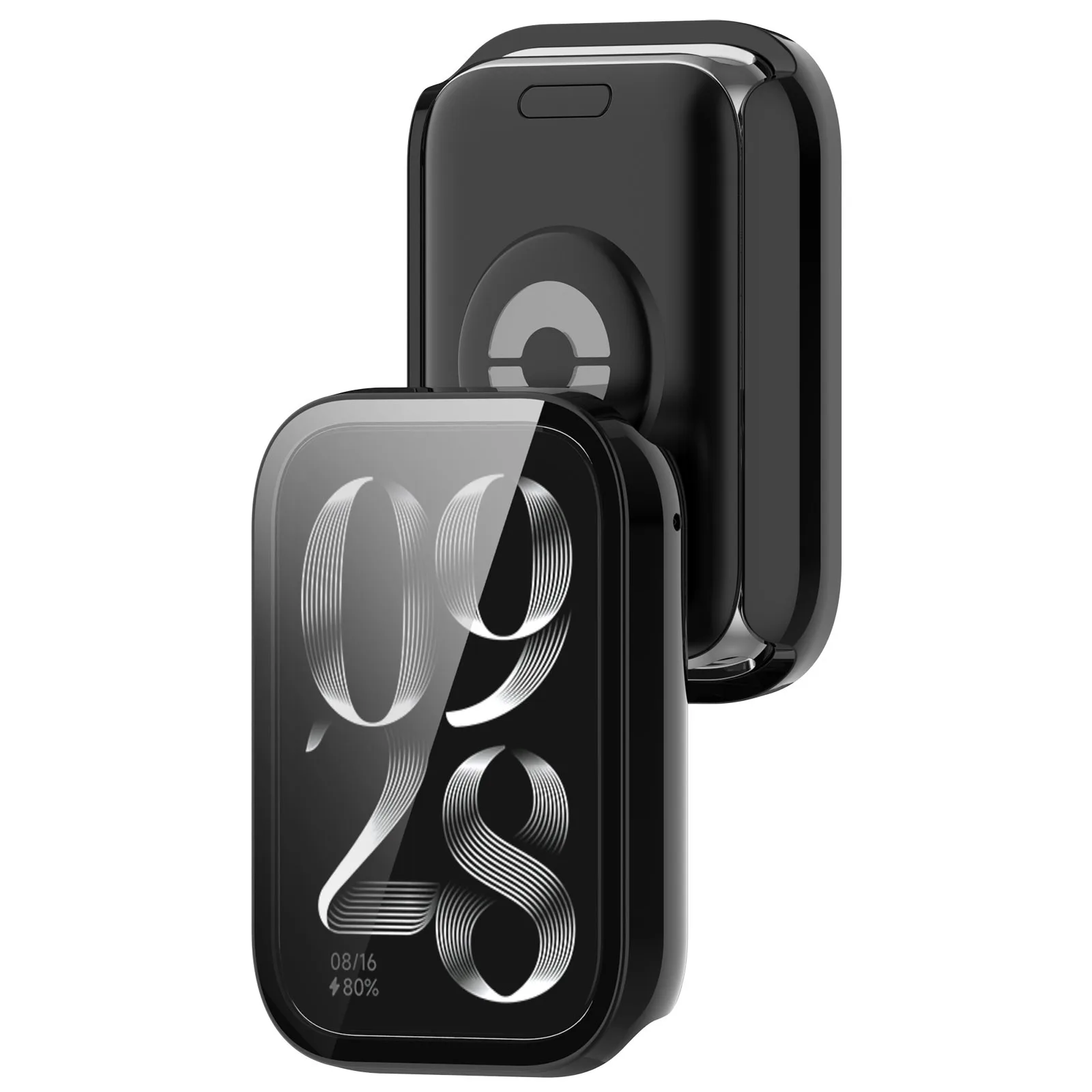 Фото Чехол из поликарбоната и стекло для Xiaomi Mi Band 8 Pro, полное покрытие, Защита экрана для Xiaomi Mi Band 8Pro Mi band 8 Pro, защитный чехол №3